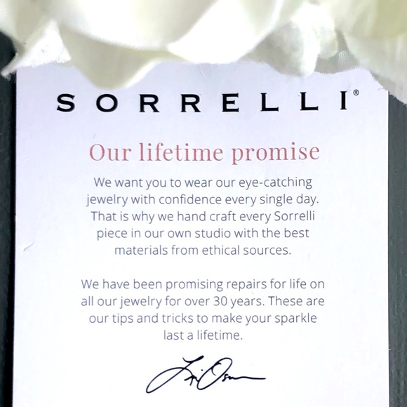 COPY - Sorrelli women’s Volcano circular crystal post drop earrings NWT - Picture 6 of 11